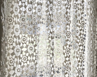French Lyon Cotton Gingham Check Blue 140cm wide Curtain Fabric