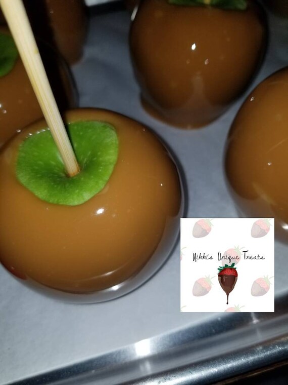 Gourmet Large Caramel Apples 4 Pack