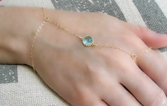 Gold Hand Chain Ring 14k Gold Hand Chain Ring Bracelet | Etsy