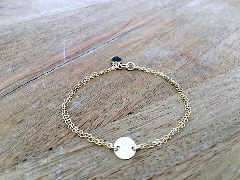 etsy letter bracelet