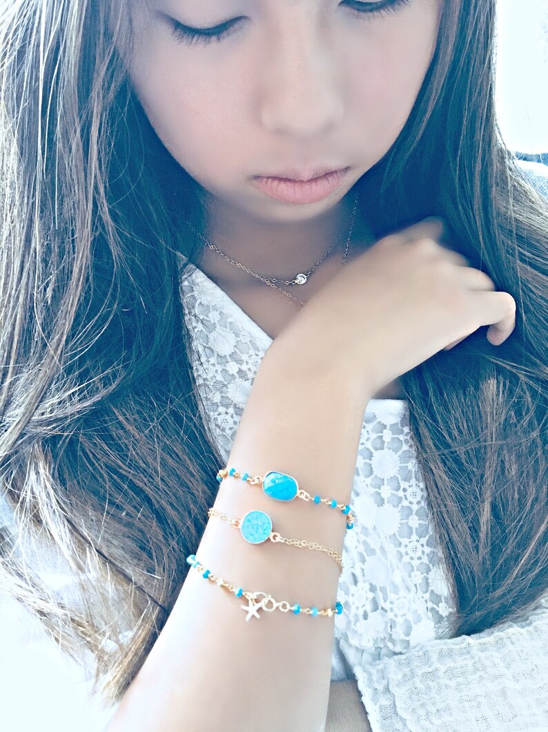 monogram turquoise bracelets turquoise gemstone bracelets turquoise jewelry stacking bracelets layering bracelets beach jewelry monogram