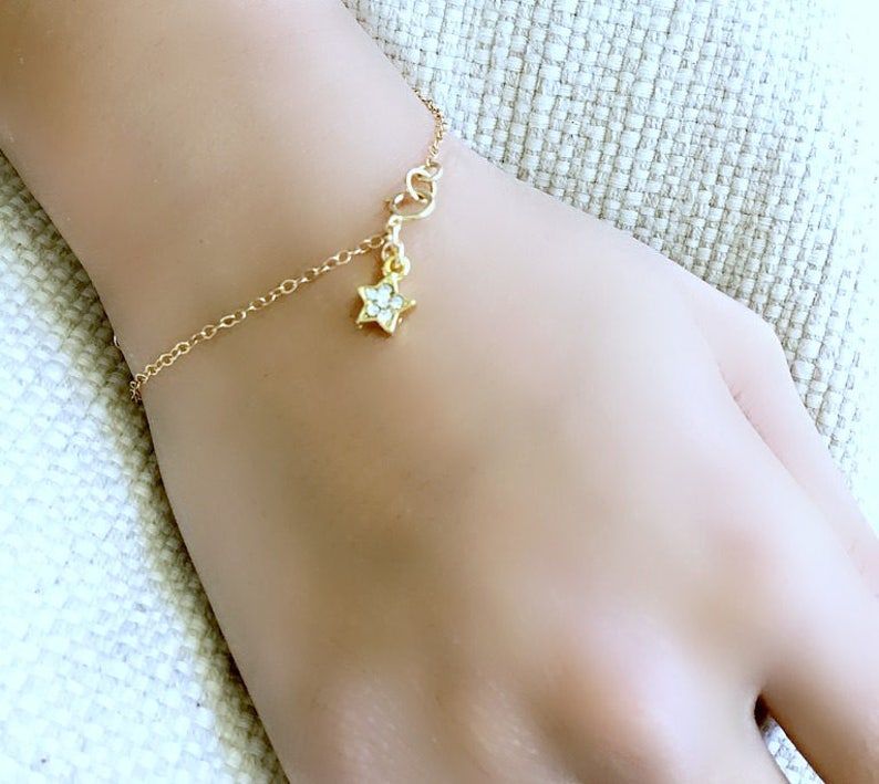 Heart Bracelet Monogram Initial Bracelet Heart Jewelry Cz Star letter bracelet Girls Bracelet Heart Bracelet Monogram letter Bracelet hearts