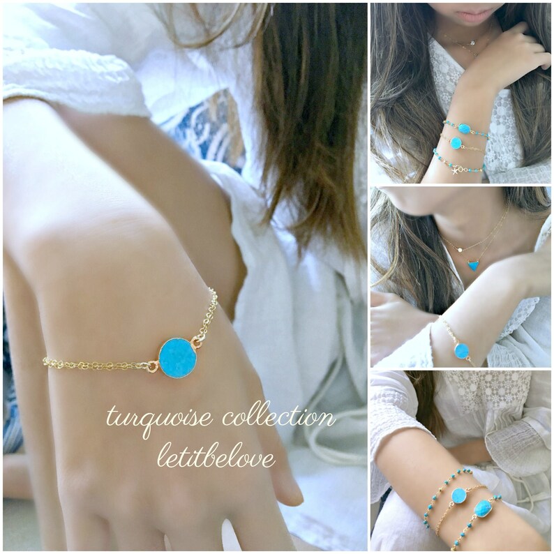monogram turquoise bracelets turquoise gemstone bracelets turquoise jewelry stacking bracelets layering bracelets beach jewelry monogram