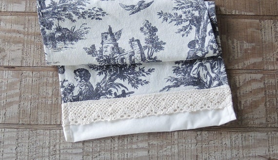 Toile hand online towels