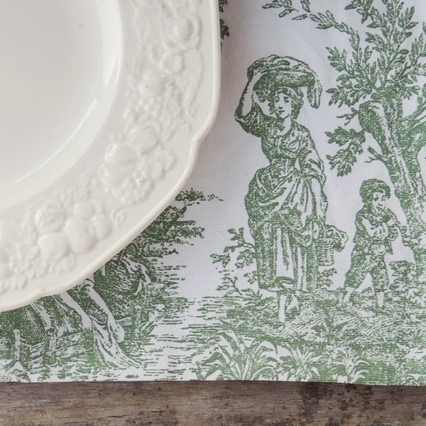 Jamestown Toile Etsy