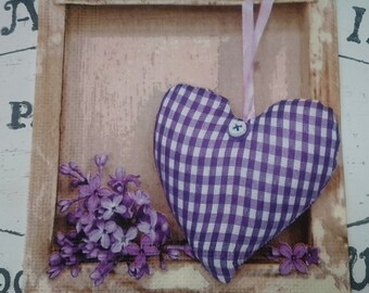 1 Single Paper Napkin for Decoupage,Valentine's heart,purple heart,Mix Media,Collage, Rustic napkins,Vintage heart,Crafty heart,serviettes,