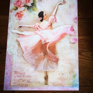 Ballerina Schatzkästchen, große Schmuckschatulle, Schmuckschatulle, Holzkiste, Geschenkbox, Schmuckschatulle, handverzierte Schachtel, Schachtel für sie, Geburtstagsgeschenk