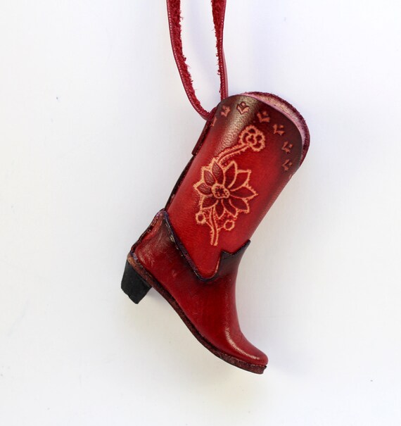 cowboy boot ornament