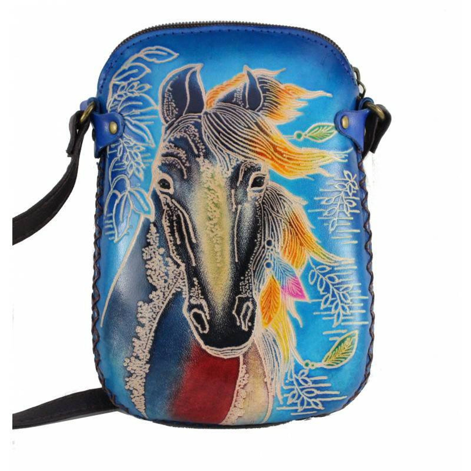 Handmade genuine leather horse purse Etsy