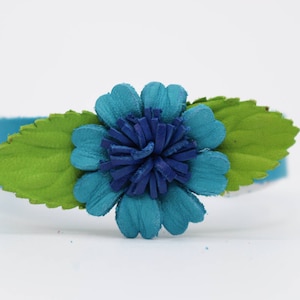 Genuine Handmade Leather Flower Bracelet