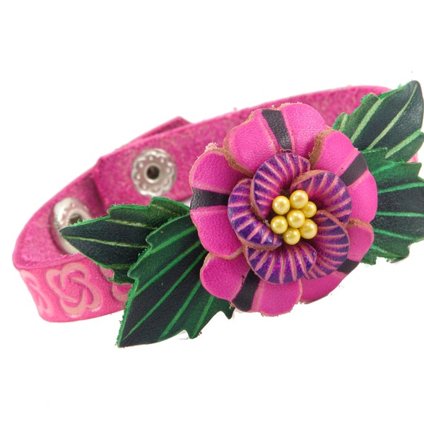 Leather Bracelet Women Handmade Etsy