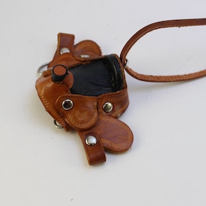 Genuine Handmade Leather Saddle Ornament