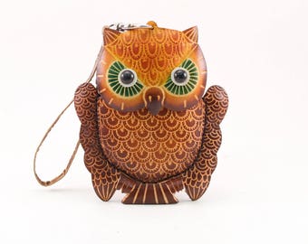 owl change coin purse