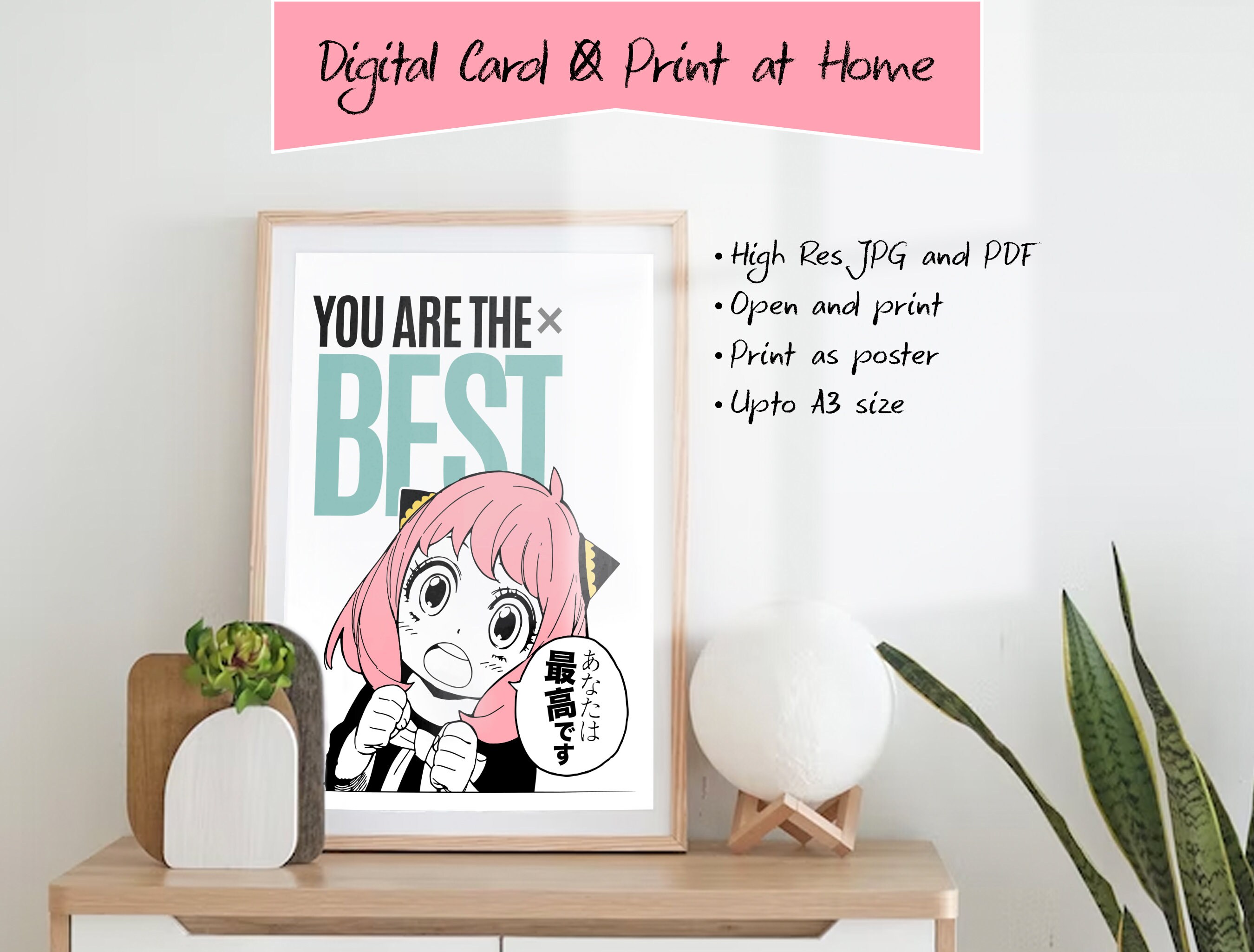 I Like This Show Anya Anime Meme Greeting Card for Sale by