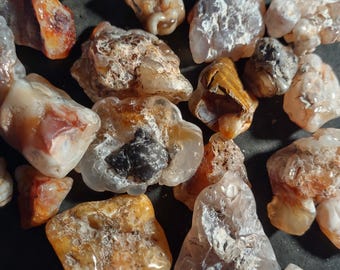 1450 carats Arizona  Fire Agate Polished Assortment