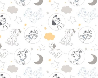 15 Pieces Camelot Fabrics 101 Dalmatians Fat Quarter Bundle Quilt Fabric Precut Fabric Cotton Fabric