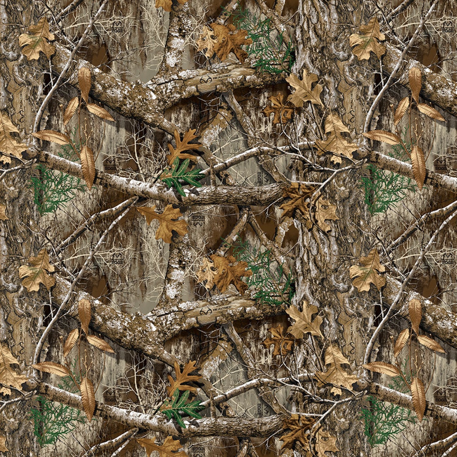 Realtree Fabric Camo Edge Allover in Multi Fabric From Sykel Etsy