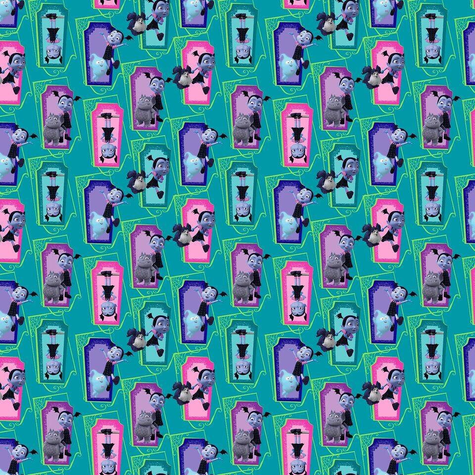 Vampirina Fabric Supernatural Friends From Springs Creative 100% Cott…
