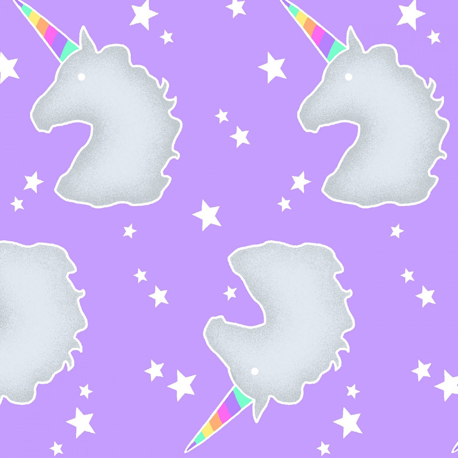 Unicorn Fabric Soft Comfy Prints in 
