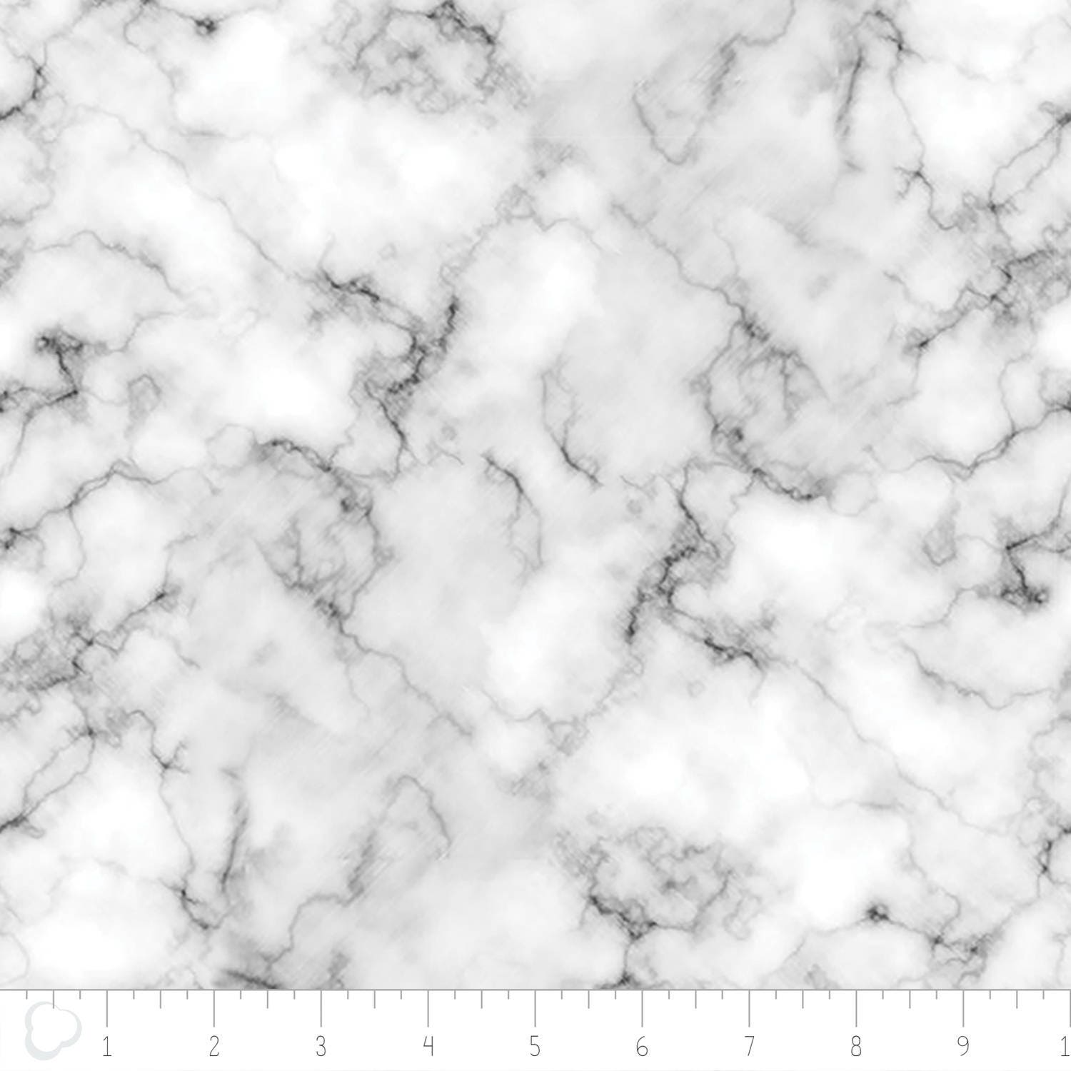 Marbled Fabric Mixology Luxe White 100% Cotton Fabric from Camelot -   Polska