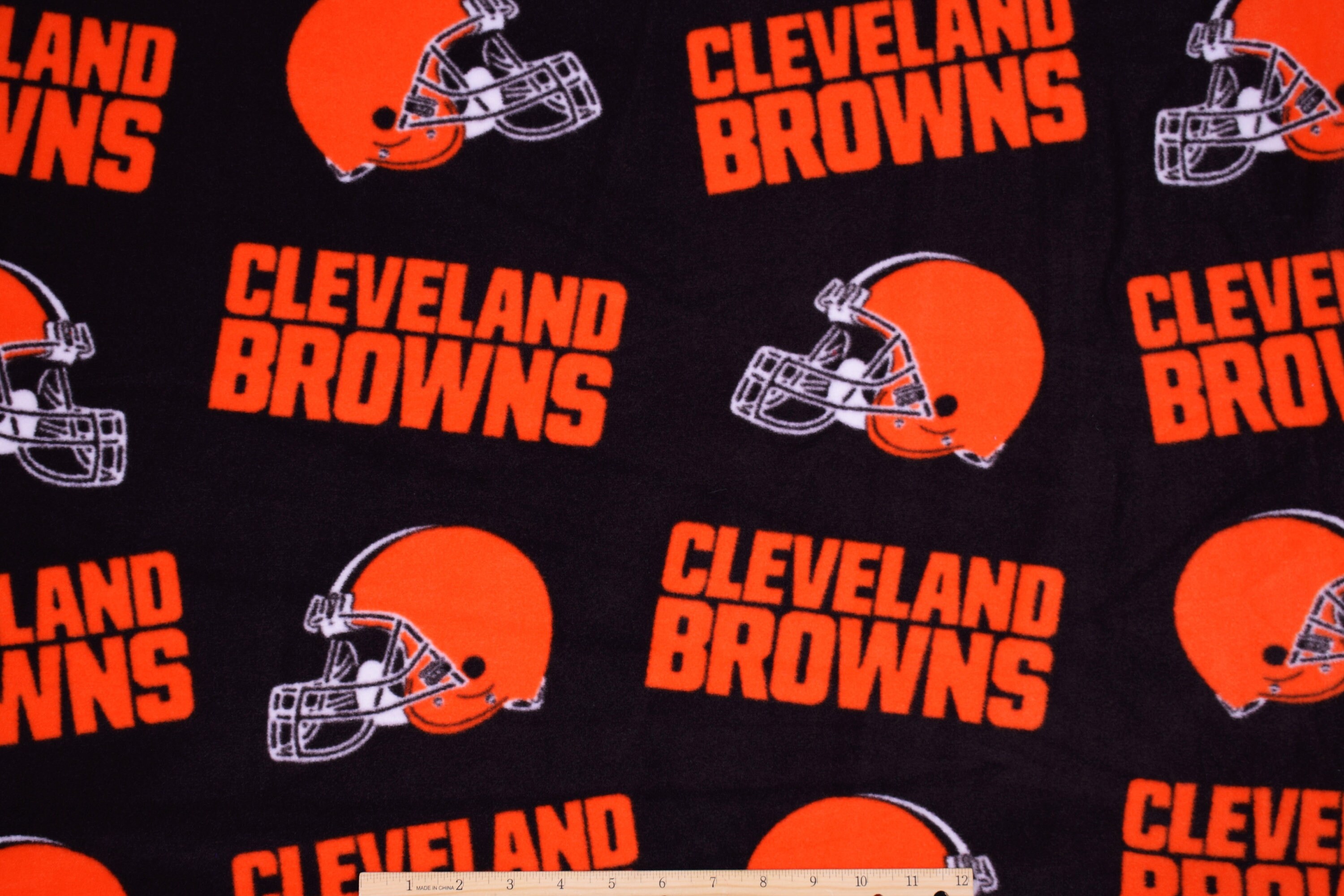 Precut 1 Yard 36 X 58 Fleece Cleveland Browns Etsy