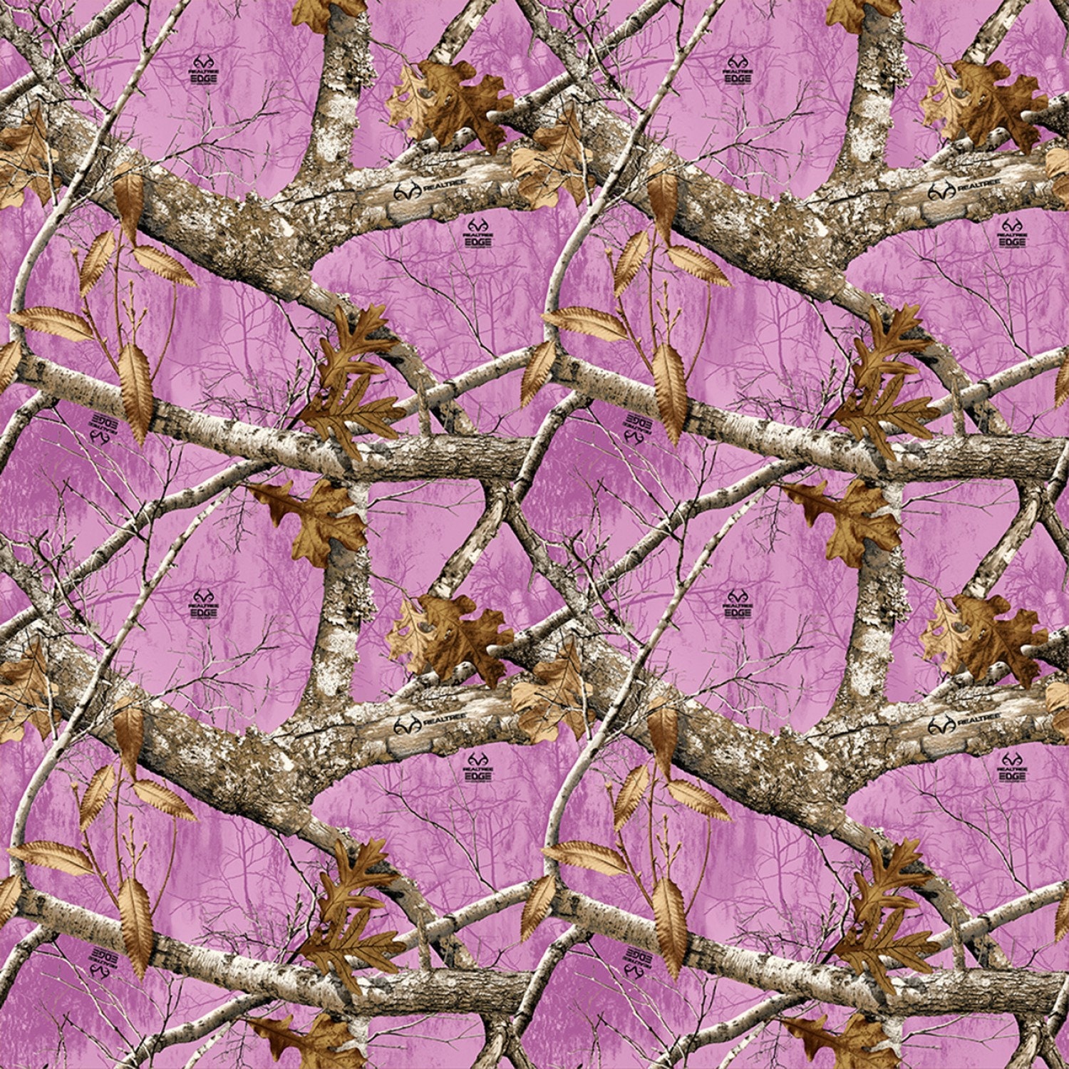Realtree Fabric Camo in Light Pink/purple 100% Cotton Fabric - Etsy