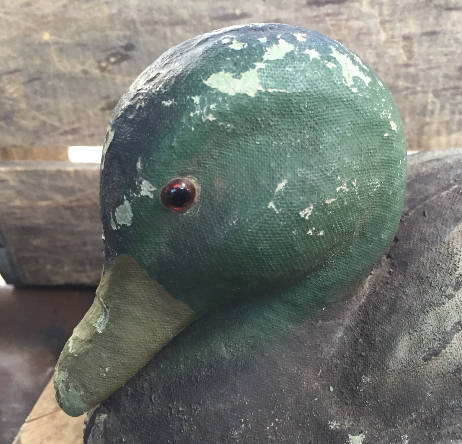 Vintage Mallard Duck Decoy Carry Lite Decoys Paper Mache Etsy