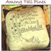 Northwoods Memories Among Tall Pines - 10 inch square Redwork Hand Embroidery Pattern by Beth Ritter - Instant Digital Download