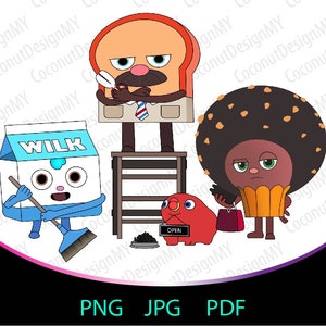 Pain salon de coiffure png pdf jpg Pas de svg PAS pour Cricut
