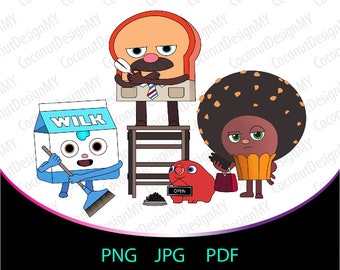 Pane barbiere png pdf jpg No svg NON per Cricut