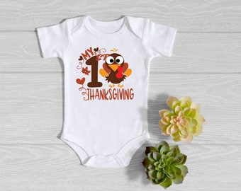 Boys Thanksgiving ONESIE\u00ae Thanksgiving Shirt Thanksgiving Outfit Thankful ONESIE\u00ae Thanksgiving Gift Thanksgiving Bodysuit Boys Top