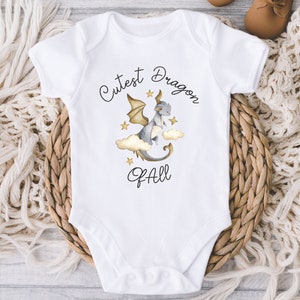 Dragon Baby Onesies® Bodysuit - Cutest Dragon of All Bodysuit - Baby Reveal - Baby Announce - Baby Shower Gift - New boy girl - Baby Gift