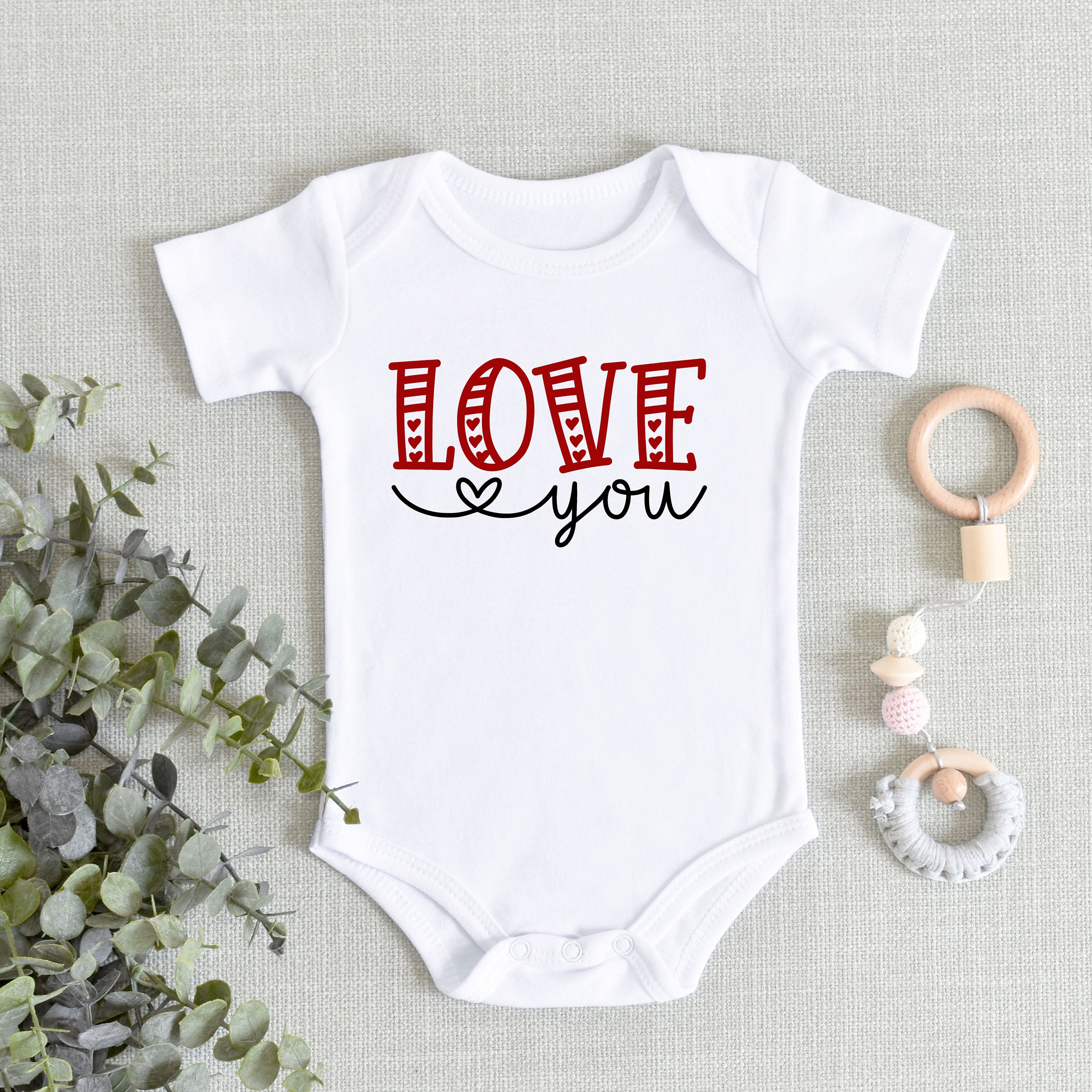 Valentines Day Baby Onesie Love You Be My Valentine Baby Etsy