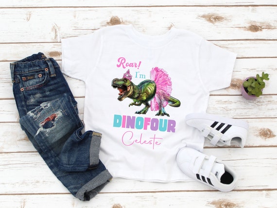 Kids Kids 4 Year Old Birthday Gift Shirt Roar I'm Four Dinosaur Kids Kids 4 Year Old Birthday Gift Shirt Roar I'm Four Dinosaur