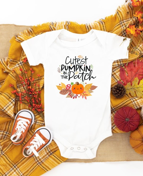 Cutest Pumpkin in the Patch Baby ONESIES Brand Bodysuit Pumpkin Patch Baby Bodysuit Cute Fall Baby Bodysuit Little Pumpkin Bodysuit