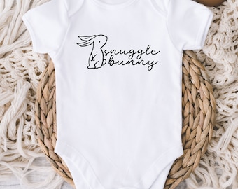 Snuggle Bunny Baby Onesies® Bodysuit - Easter Bunny - Baby First Easter - Easter Holiday Gift for Baby - Grandson - Granddaughter - New Baby