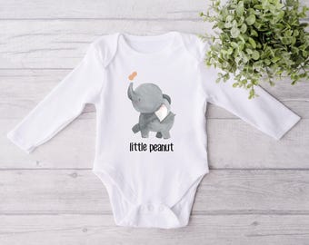Baby Elephant Onesie Mommy's Little Peanut Onesie Clearance