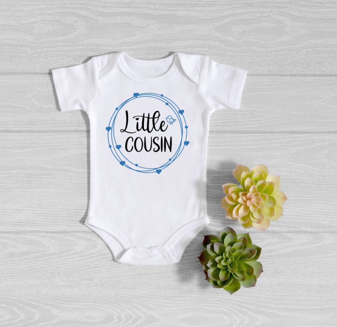 Little Cousin ONESIES® Baby Bodysuit Cute Cousin Bodysuit Pregnancy  Reveal Baby Announcement Gift for Cousin New Cousin to Be