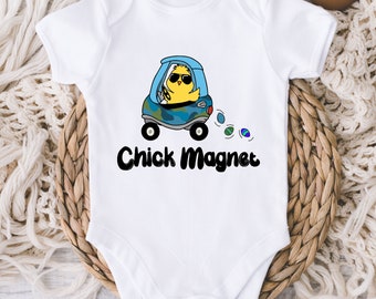 Baby Boy Easter Onesie® - Chick Magnet Camo Car Easter Baby Bodysuit - Boy First Easter Outfit - Easter Baby Boy - Easter baby gift grandson