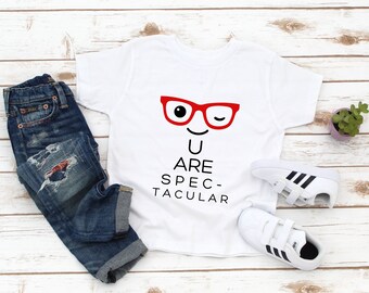 Eye Doctor Shirt - Funny Optometrist - Cute Ophthalmologist Kids Tee - You Are Spectacular - Eye Chart Shirt