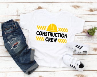 Construction Crew Kids Shirt - Digging It Kids Tee - Brother of the Birthday Boy - Construction Worker - Gift for Boy - Grandson Gift