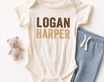 Personalized Name Baby ONESIE® - Custom Western Name Bodysuit