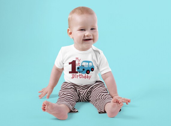 My first best sale birthday onesie boy