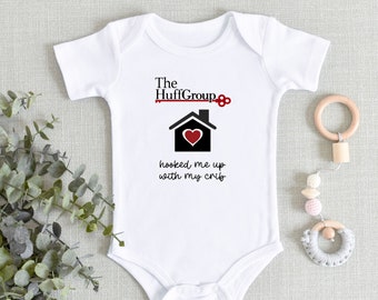 Real Estate Agent Baby ONESIES® Bodysuit - Cute Real Estate Client Gift - Unisex Baby Bodysuit - Baby Shower Gift - Housewarming Gift -
