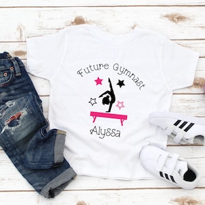 Future Gymnast Toddler Girl Shirt - Cute Gymnastics Shirt - Gymnastics Lover - Birthday Girl - Gift For Girl - Daughter - Gift for Gymnast