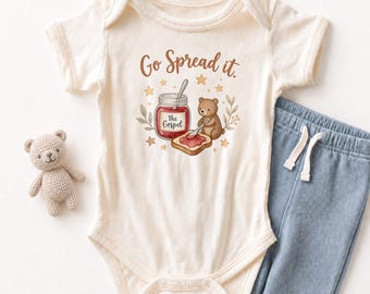 Body bébé Go Spread the Gospel - Joli body foi chrétienne