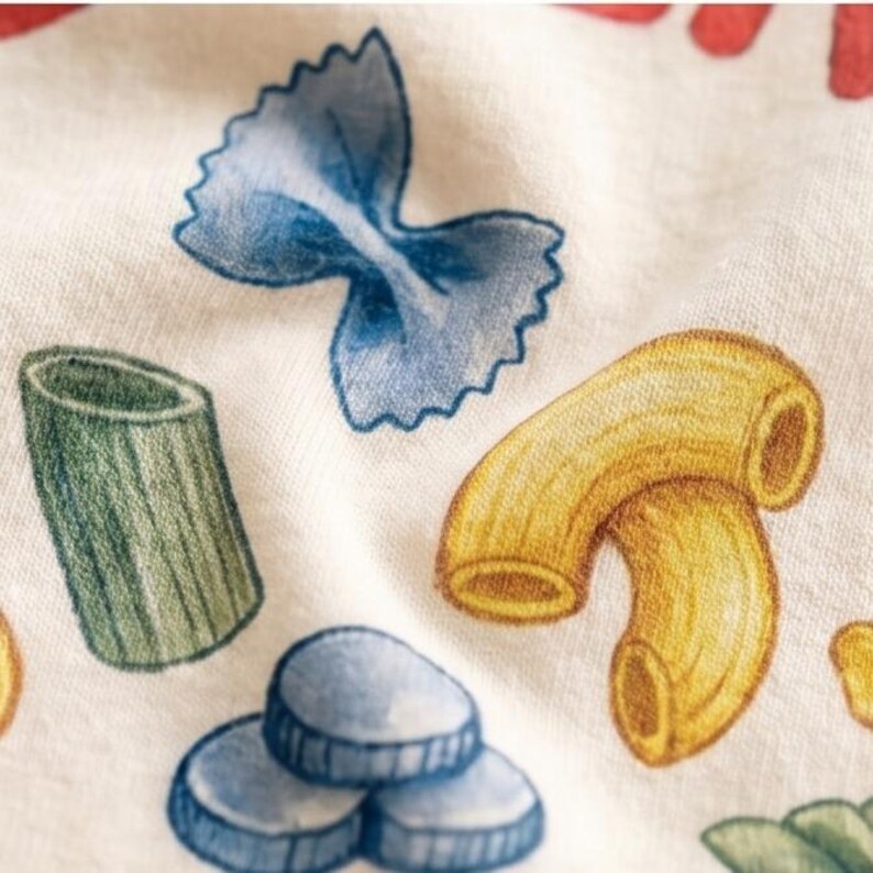 Camiseta infantil del Club de Amantes de la Pasta Al Dente - Divertida camiseta para niños pequeños amantes de la comida imagen 3