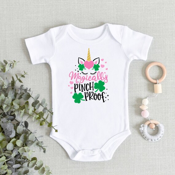 St Patricks Day Outfit Baby Girl - Cute Irish Green Unicorn T-Shirt St Patricks Day Outfit Baby Girl - Cute Irish Green Unicorn T-Shirt
