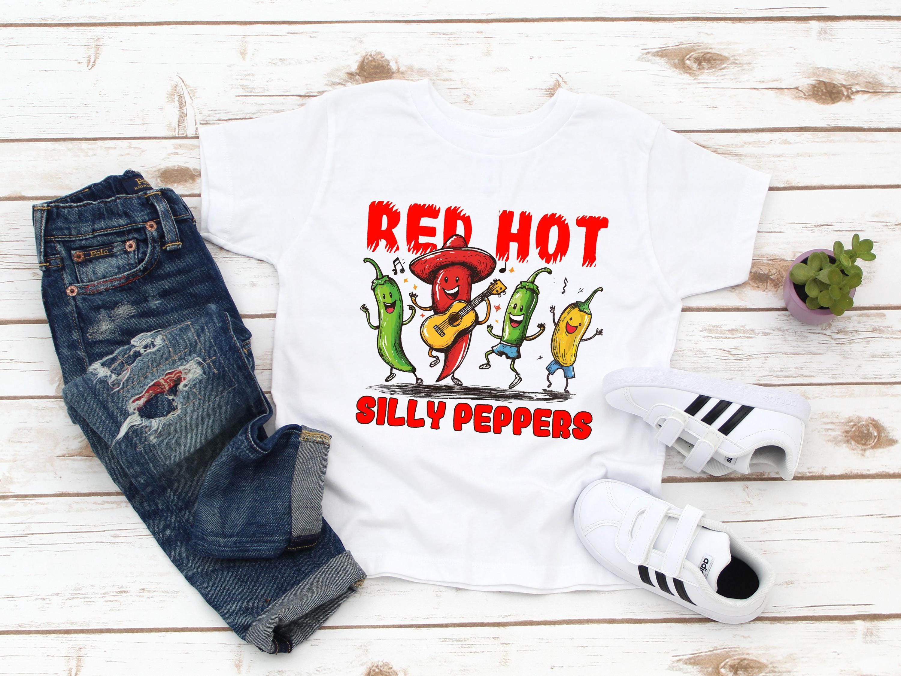 Red Hot Chili Peppers Circle Logo T-Shirt – Heather Red, New, Sizes XS-3XL