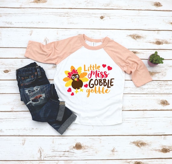 Little Miss Gobble Gobble Girls Thanksgiving Shirt Cute Thanksgiving Gobble Gobble Shirt Girl Cute Toddler Girl Turkey Shirt Funny Etsy Canada